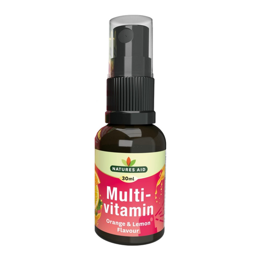 Natures Aid Multivitamin Oral Spray Orange & Lemon Flavour 30ml | Daily Supplies