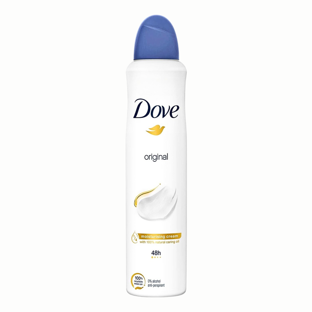 Dove Original Antiperspirant Deodorant Spray 250ml | Daily Supplies