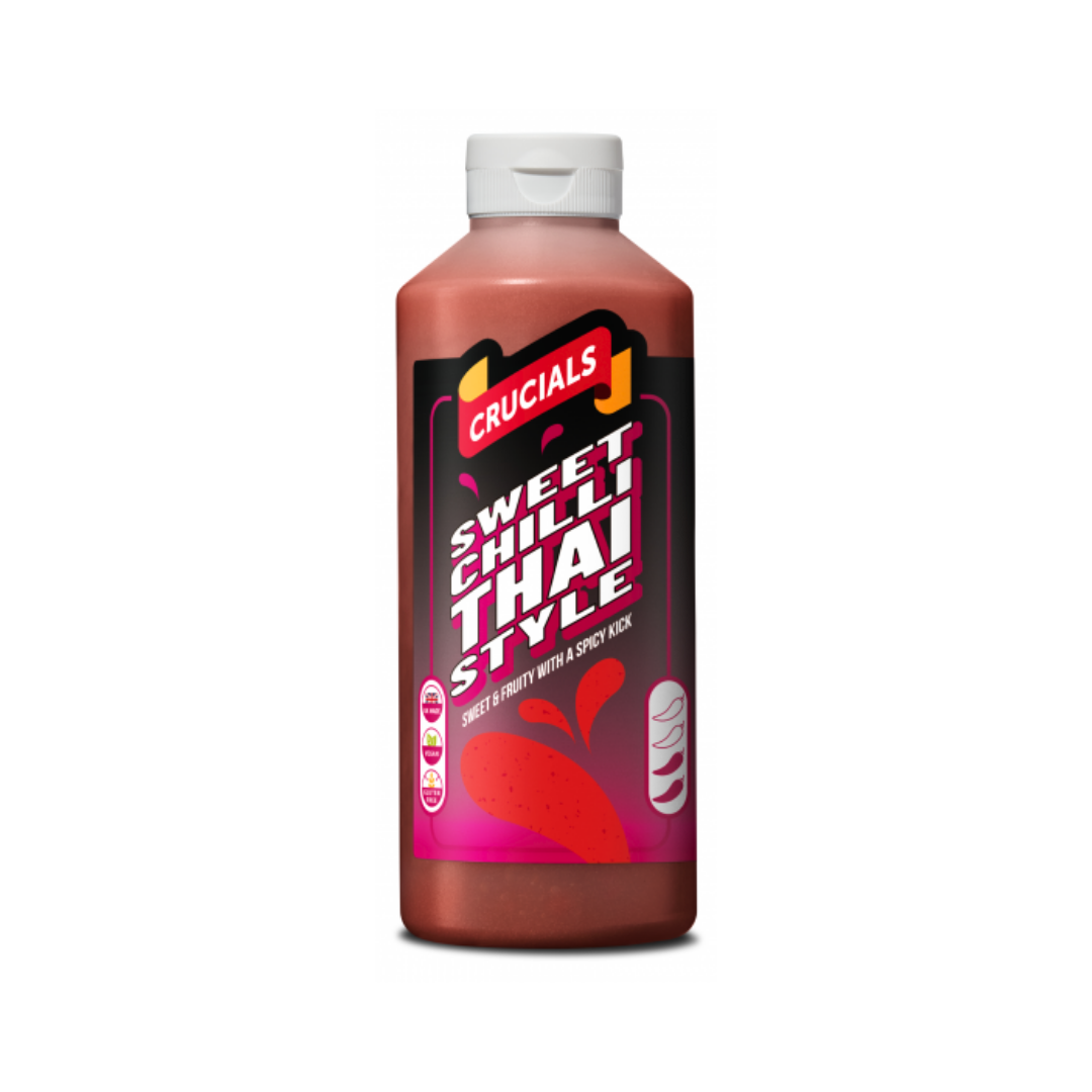 Crucials Sweet Chilli Sauce Thai Style Spicy & Fruity 500ml | Daily Supplies