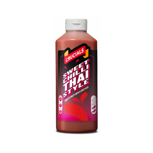 Crucials Sweet Chilli Sauce Thai Style Spicy & Fruity 500ml | Daily Supplies