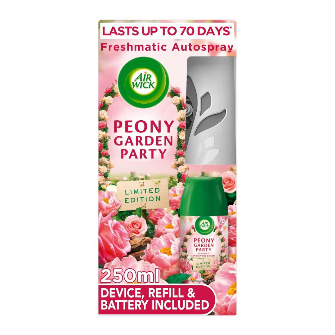 Air Wick Freshmatic Air Freshener Kit Peony Garden Party 250 ml | Daily Supplies