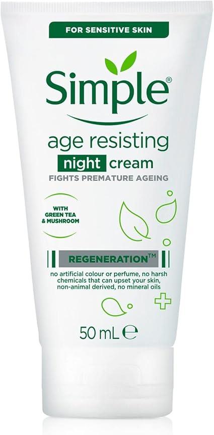 Simple Regeneration Age Resisting Night Cream 50 ML | Daily Supplies