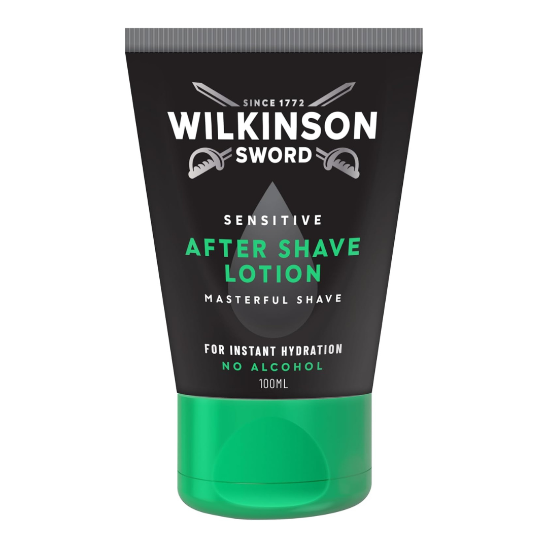 Wilkinson Sword Men’s Sensitive Aftershave Lotion 100ml | Daily Supplies