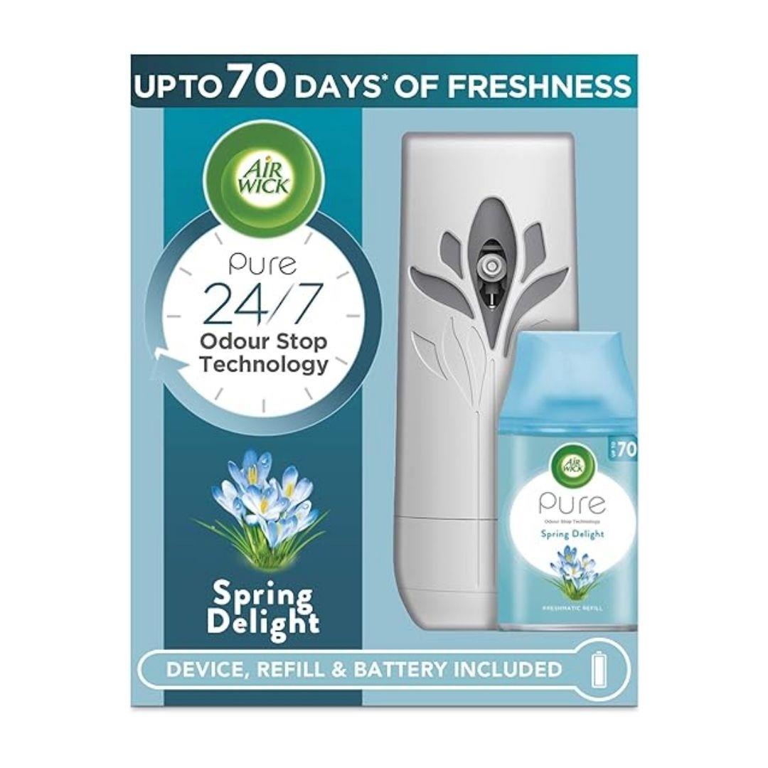 Air Wick Freshmatic Auto Air Freshener Kit Spring Delight 250 ML | Daily Supplies