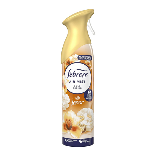 Febreze Air Mist Gold Orchid Scent Air Freshener Room Spray 185ml | Daily Supplies