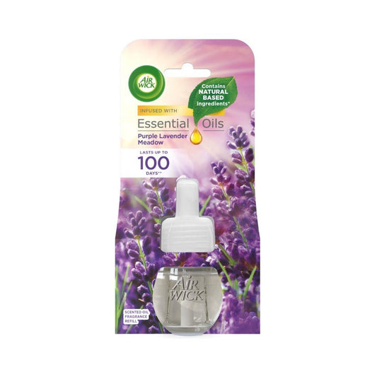 Airwick Plug In Refill Air Freshener Purple Lavendar Meadow 19 ML | Daily Supplies