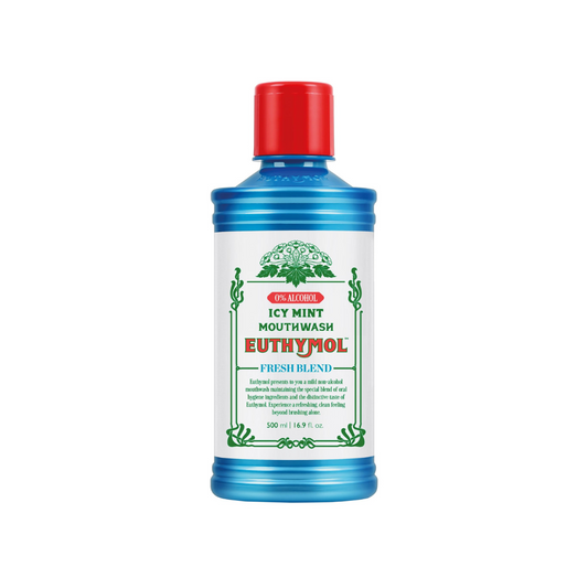 Euthymol Icy Mint Mouthwash 500ml - Pack of 1 | Daily Supplies
