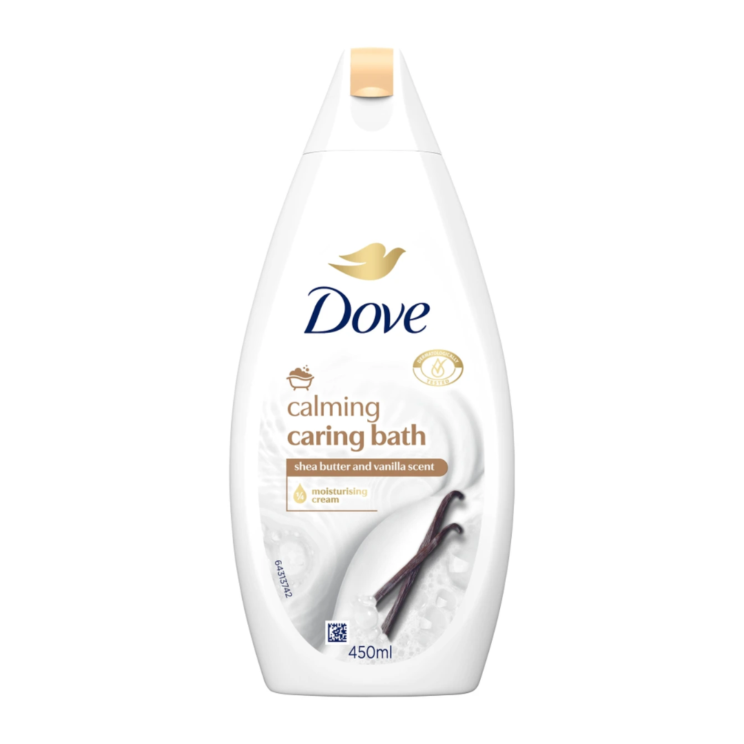 Dove Calming Shea Butter & Warm Vanilla Bath Soak 450ml | Daily Supplies