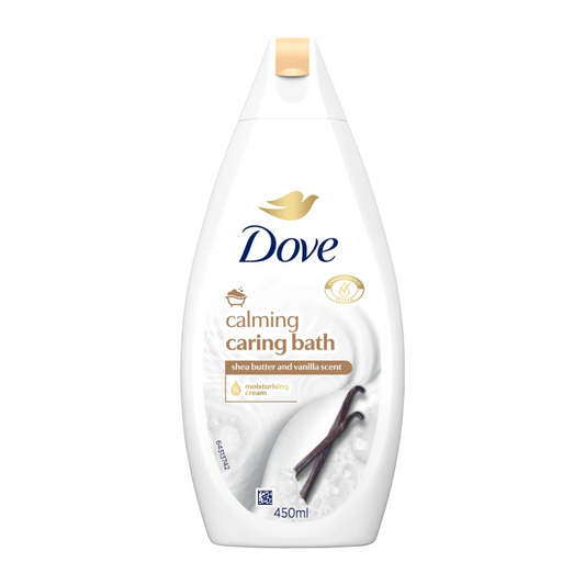 Dove Calming Shea Butter & Warm Vanilla Bath Soak 450ml | Daily Supplies