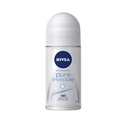 NIVEA Pure Invisible Women Roll‑On Antiperspirant Deodorant 50 ML | Daily Supplies