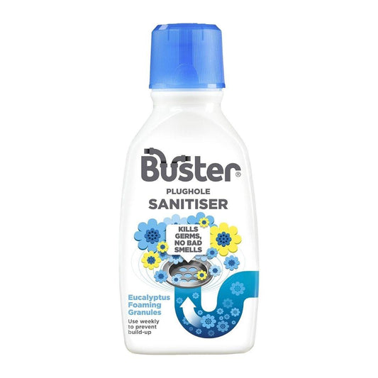 Buster Plughole Sanitiser Granules Eucalyptus Drain Cleaner 300g | Daily Supplies