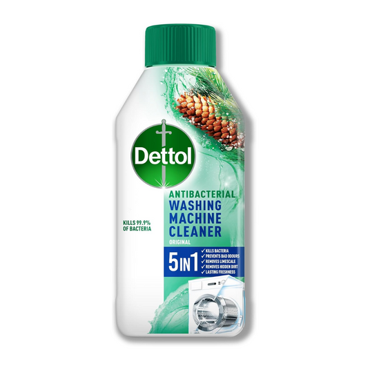 Dettol Antibacterial 5-in-1 Washing Machine Cleaner 250ml | Daily Supplies