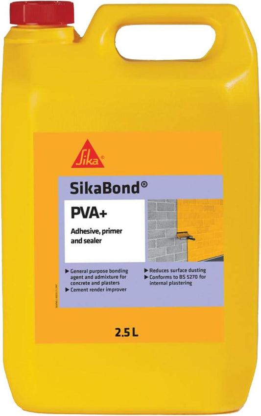 Sika SikaBond PVA Plus Adhesive Primer and Sealer 2.5L | Daily Supplies