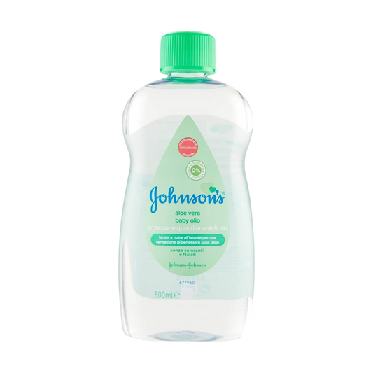 Johnson's Baby Moisturising Oil Aloe Vera 500ml | Daily Supplies