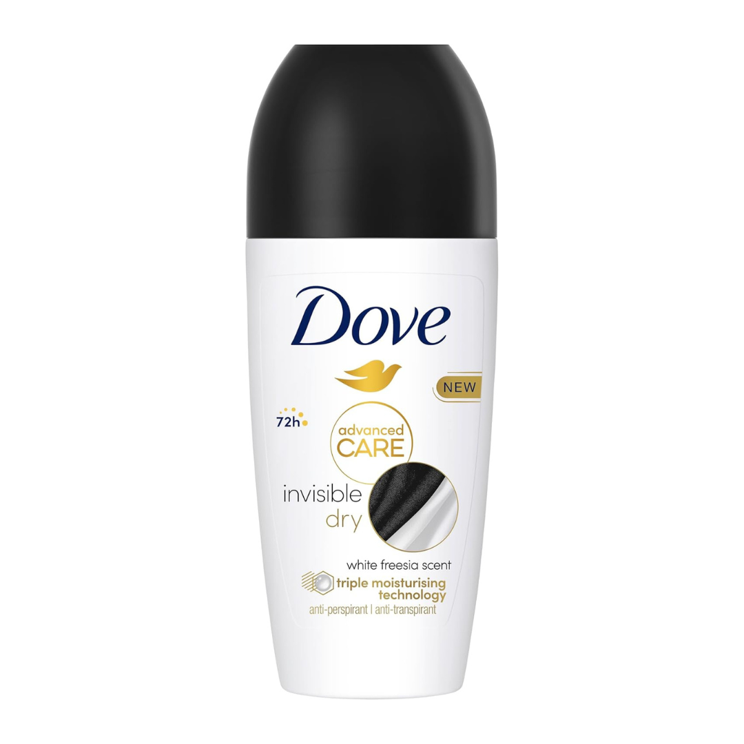 Dove Advanced Care Invisible Dry Anti-Perspirant Roll On Deodorant 50ml | Daily Supplies