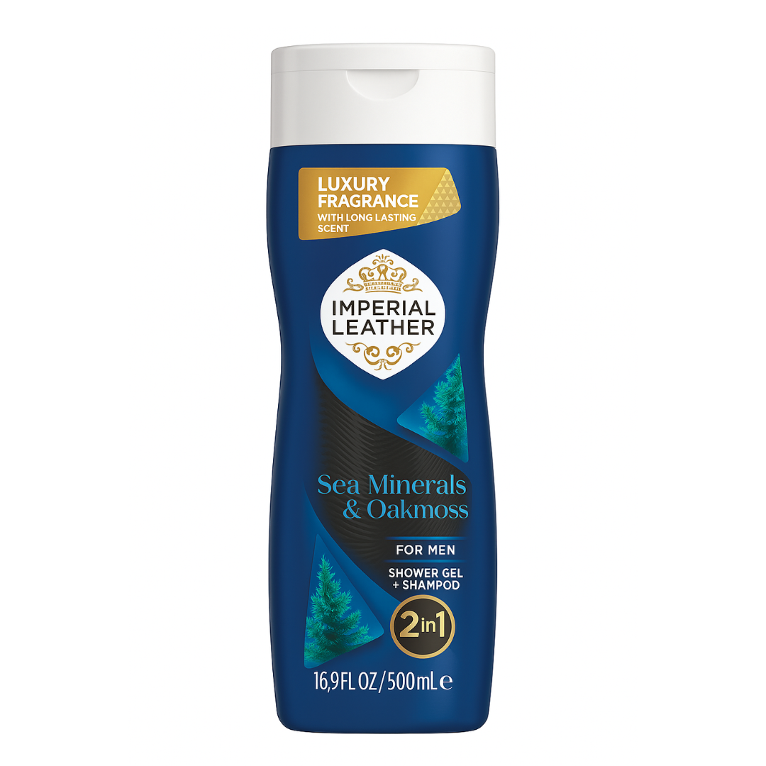 Imperial Leather Sea Minerals & Oakmoss 2-in-1 Hydrating Shower Gel 500ml | Daily Supplies