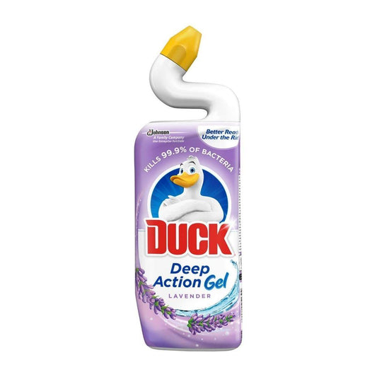 Duck Deep Action Gel Toilet Cleaner Lavender Limescale 750ML | Daily Supplies