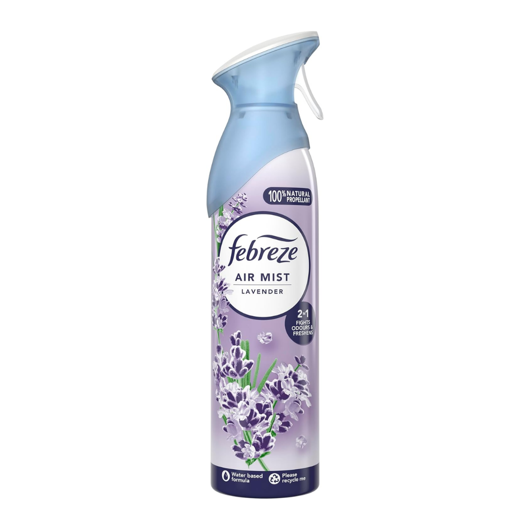 Febreze Air Mist Air Freshener Lavender Scent Odour Remover 185ml | Daily Supplies