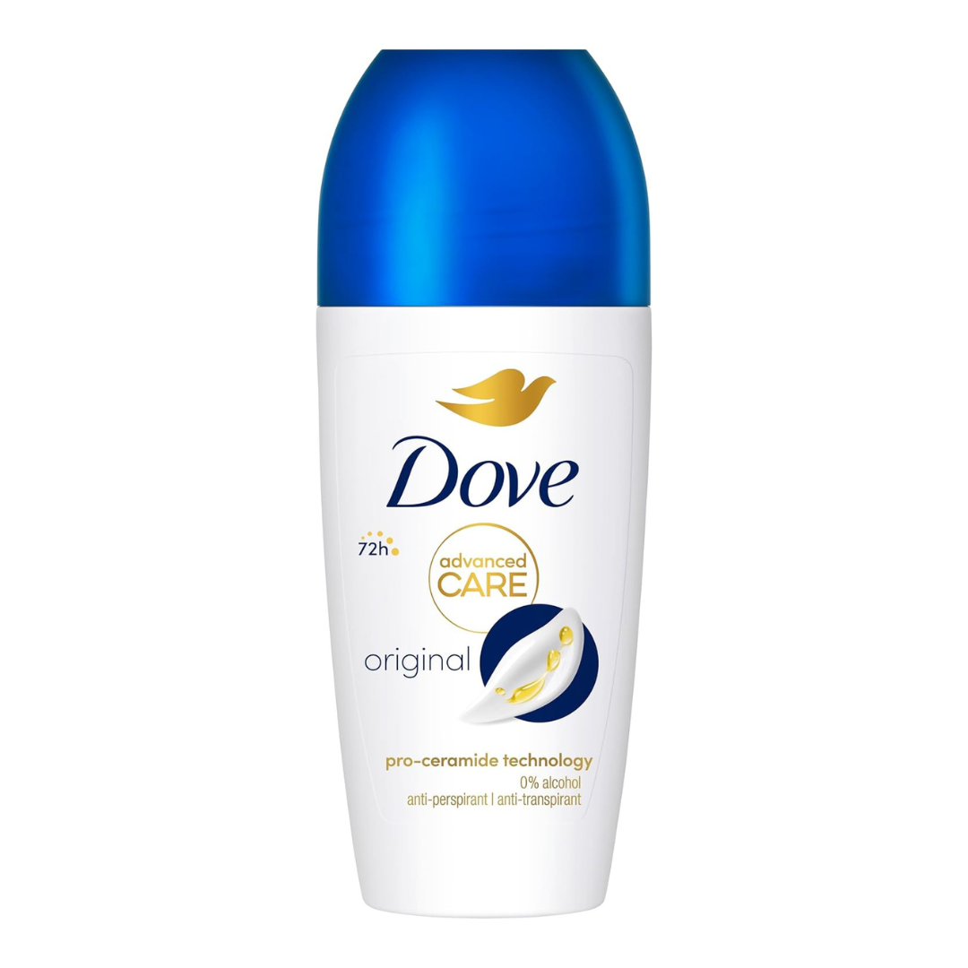 Dove Advanced Care Original Anti-Perspirant Roll-On Deodorant 50ml | Daily Supplies
