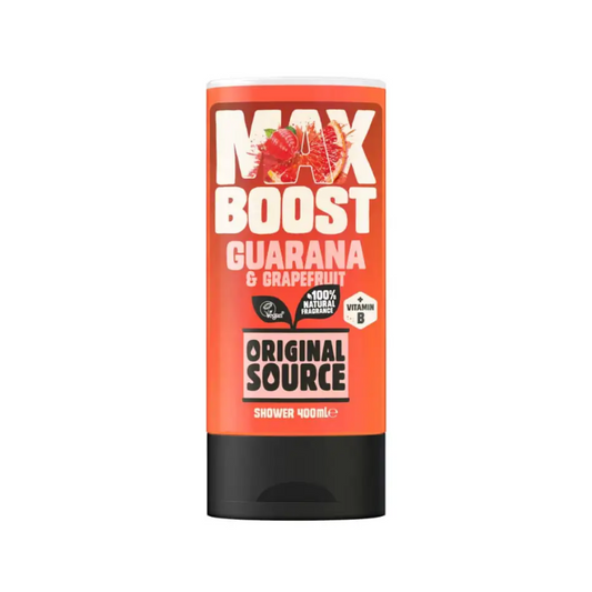 Original Source Max Boost Guarana & Grapefruit Shower Gel 400ml | Daily Supplies