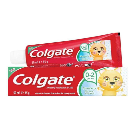 Colgate (0-2) Years Baby Strawberry Toothpaste 50 ML | Daily Supplies
