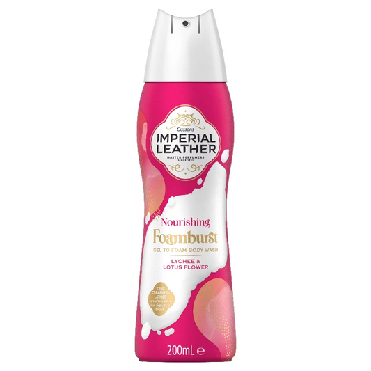 Imperial Leather Foamburst Lychee Lotus Flower Shower Gel 200ml | Daily Supplies