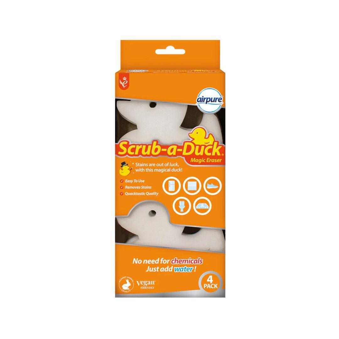 Airpure Scrub-a-Duck Magic Eraser Sponge 4 PK | Daily Supplies