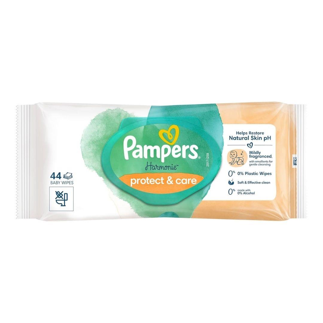Pampers Harmonie Protect & Care Baby Wipes 44s | Daily Supplies
