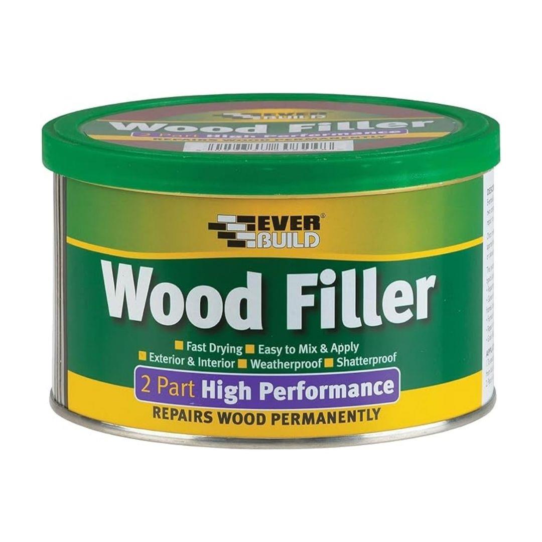 Everbuild 2-Part High Performance Wood Filler White 500 g | Daily Supplies