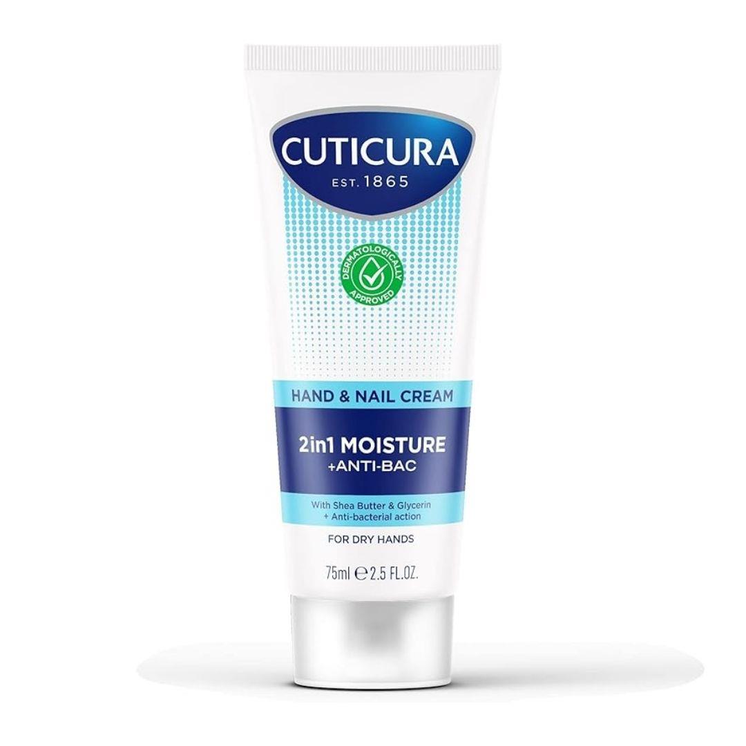 CUTICURA Hand & Nail 2 in 1 Antibac Moisture Cream 75 ML | Daily Supplies