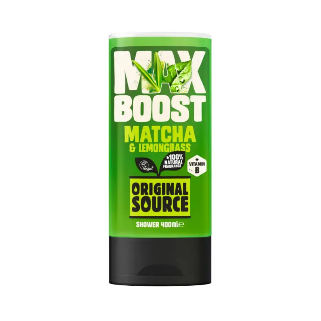 Original Source Max Boost Matcha & Lemongrass Shower Gel 400ml | Daily Supplies