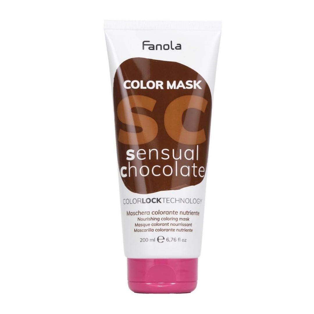 Fanola Colour Mask Chocolate Nourishing Hair Toner Mask 200ML | Daily Supplies