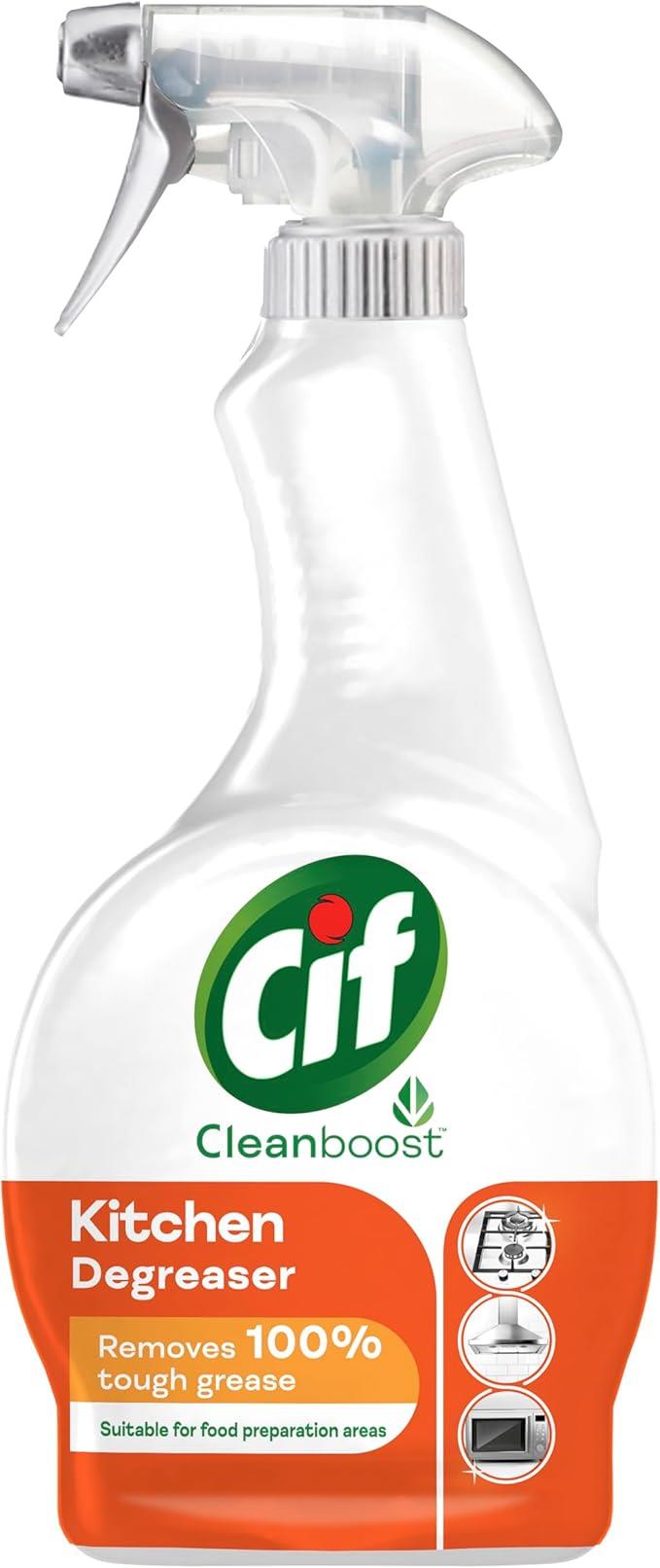 Cif Cleanboost Kitchen Degreaser Spray 500 ML | Daily Supplies