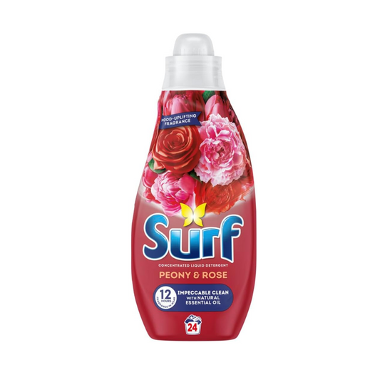 Surf Peony & Rose Laundry Washing Liquid Detergent 24 Washes 648ML | Daily Supplies