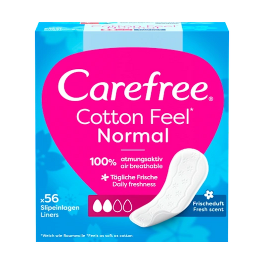 Carefree Cotton Unscented Panty Liners 56 Pack | Daily Supplies