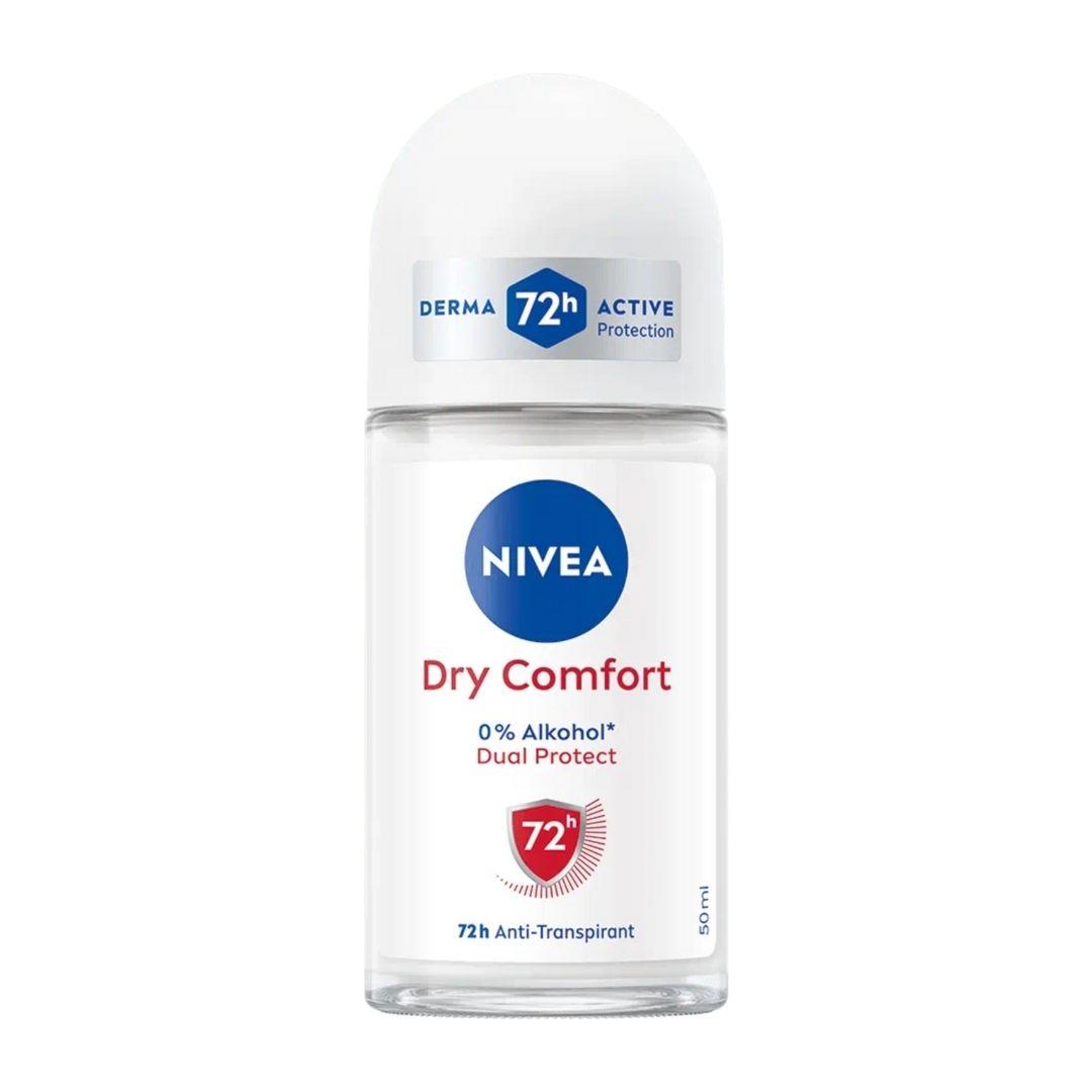 Nivea Dry Comfort Antiperspirant Women's Roll on 50 ML | Daily Supplies