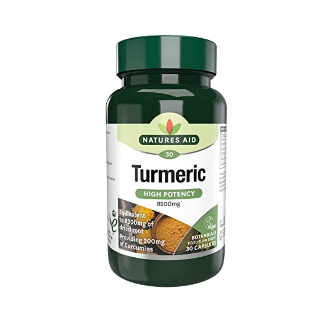 Natures Aid Turmeric High Potency for Immune Boost 30 Tablets | Daily Supplies