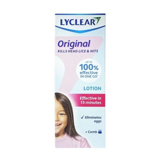Lyclear Original Head Lice Treatment Lotion with Comb 100ml | Daily Supplies