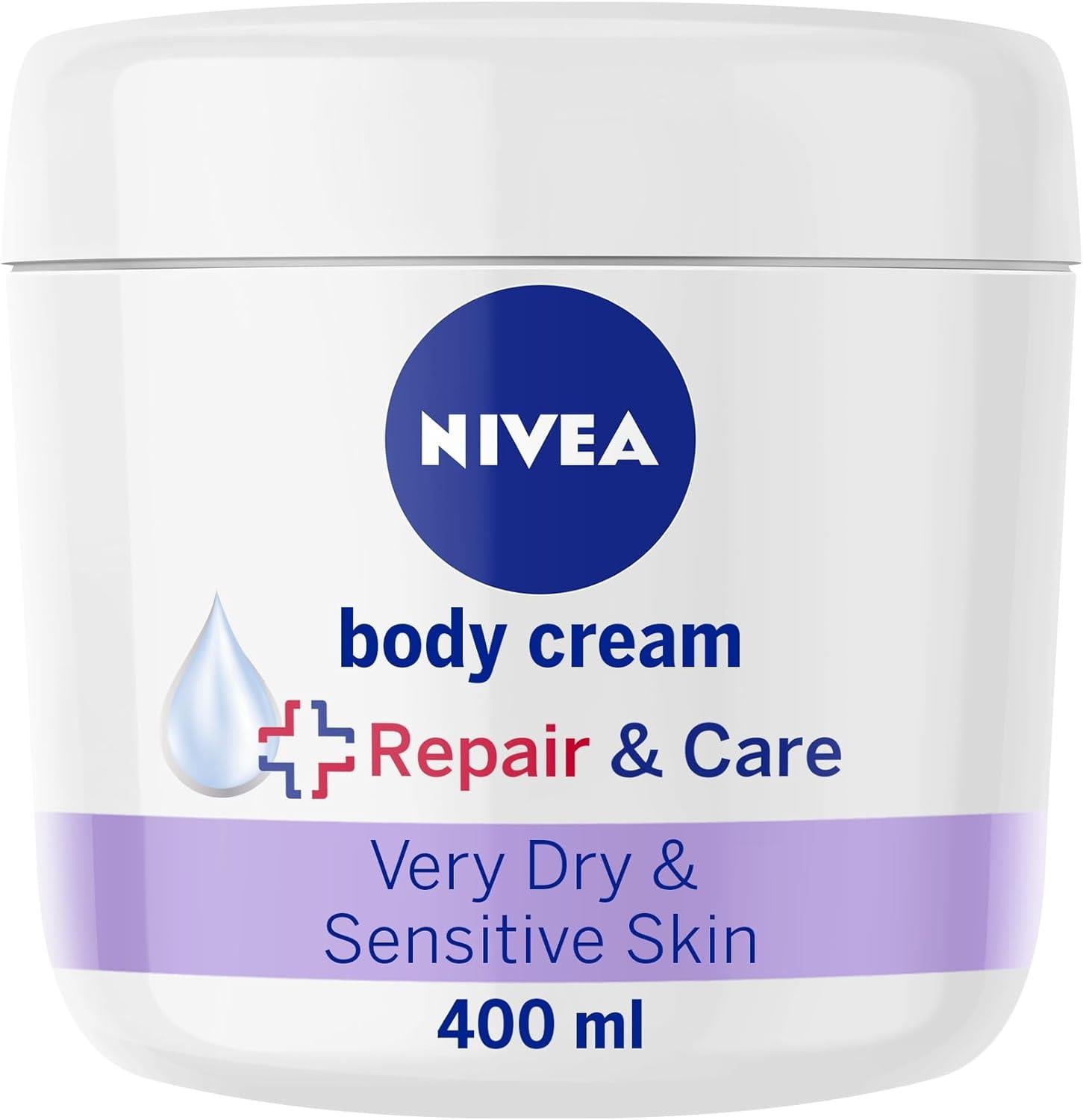 Nivea Repair & Care Sensitive Body Cream 400ML | Daily Supplies