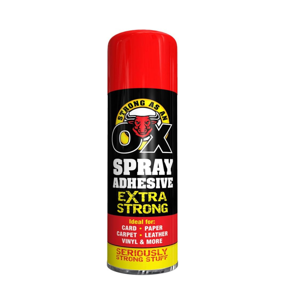 Strong As An Ox Spray Adhesive Extra Strong for Multipurpose 500ml | Daily Supplies