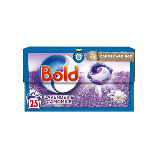 Bold 2in1 Laundry Pods Lavender & Camomile 25 Wash | Daily Supplies