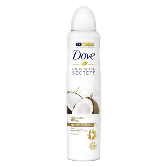 Dove Coconut & Jasmine Moisturising Cream Anti-Perspirant Spray 250ml | Daily Supplies