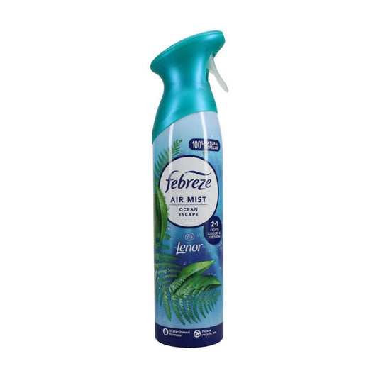 Febreze Lenor Air Mist Ocean Escape Air Freshener Spray 185 ML | Daily Supplies