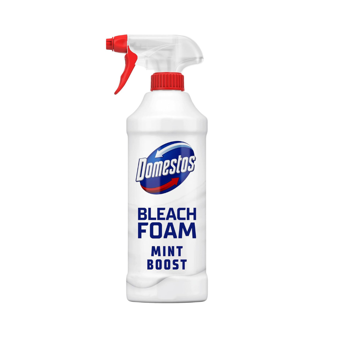 Domestos Mint Boost Bleach Foam spray Toilet Cleaner 450ML | Daily Supplies