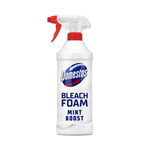 Domestos Mint Boost Bleach Foam spray Toilet Cleaner 450ML | Daily Supplies