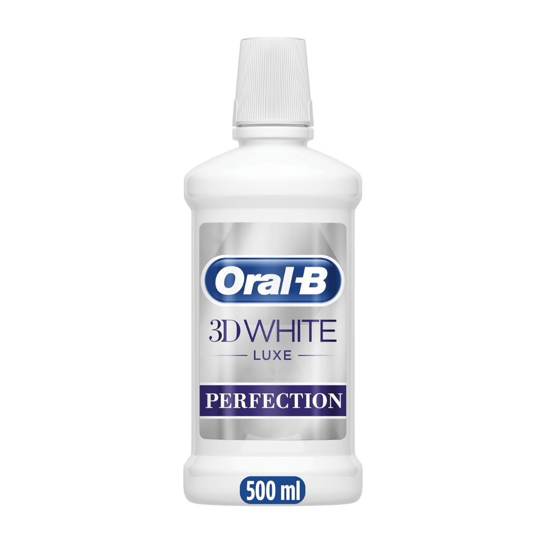 Oral-B 3D White Luxe Perfection Mouthwash For Fresh Breath 500ML | Daily Supplies