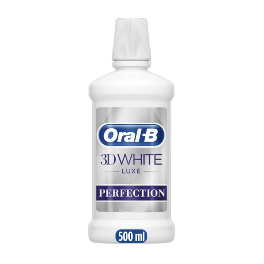 Oral-B 3D White Luxe Perfection Mouthwash For Fresh Breath 500ML | Daily Supplies