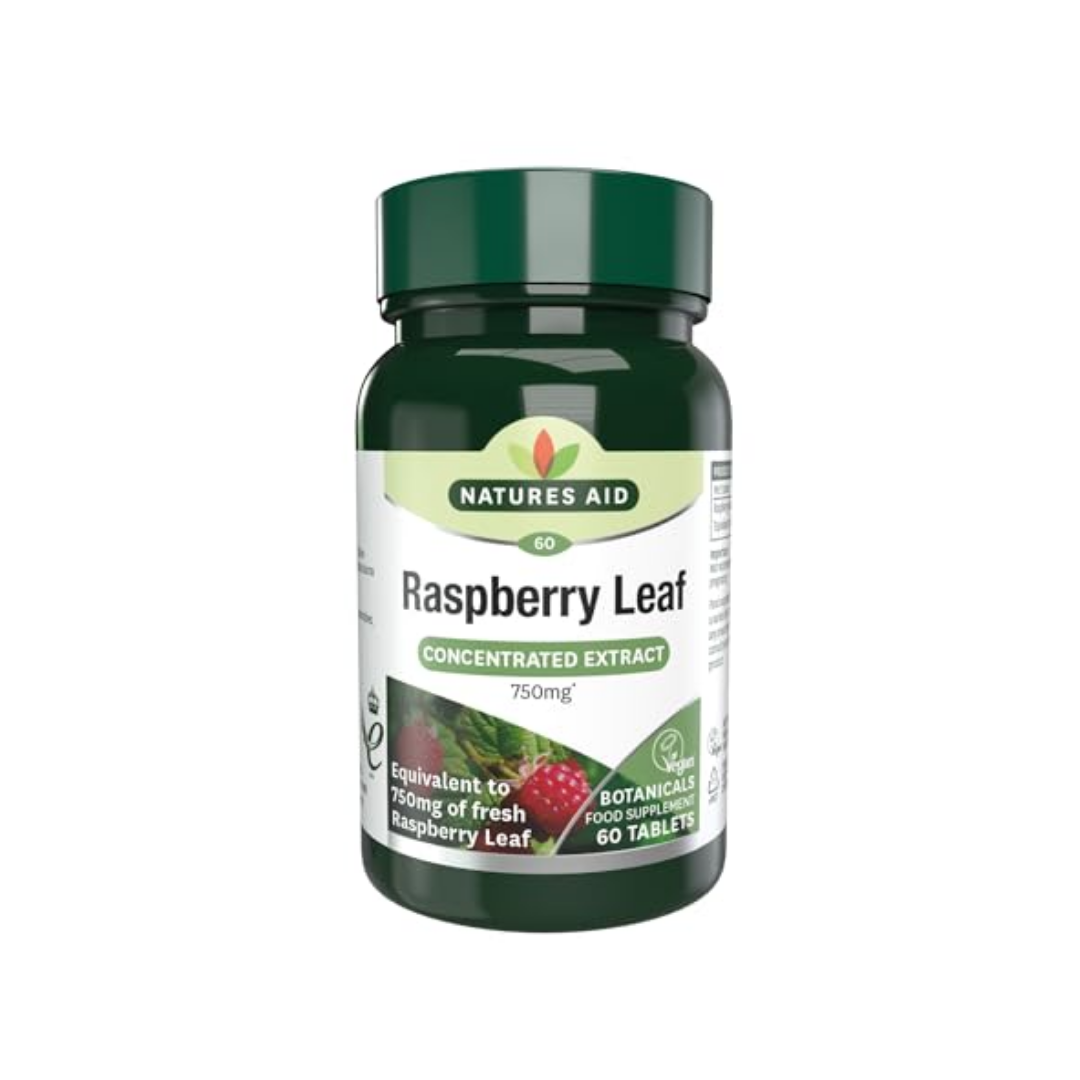 Natures Aid Raspberry Leaf for Women’s Health Support 60 Tablets | Daily Supplies