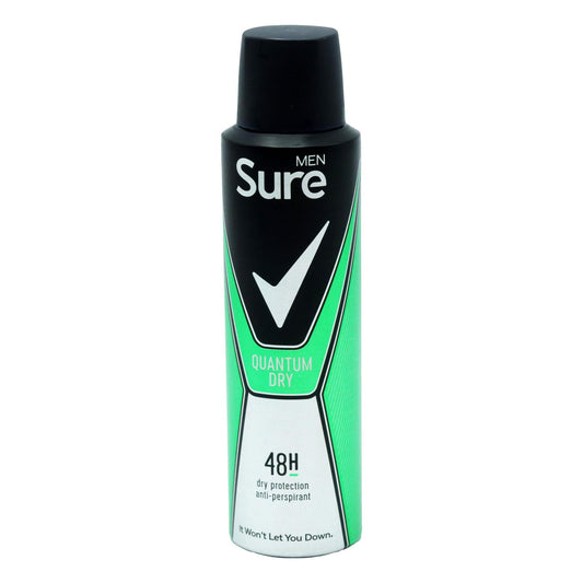 Sure Quantum Dry Anti-Perspirant Deodorant Spray 150ml | Daily Supplies