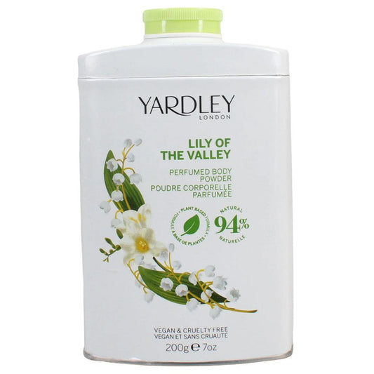 Yardley Perfumed Body Powder Lily of the Valley 200g | Daily Supplies